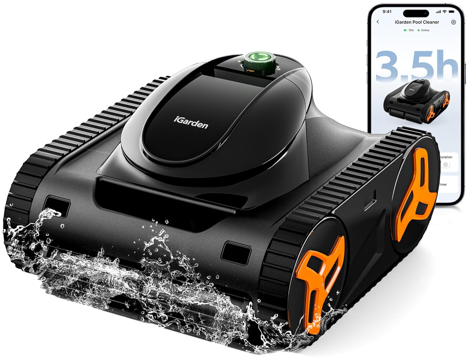 Smart Gardening - Robotic Pool Cleaner KN Series, 210-Min
