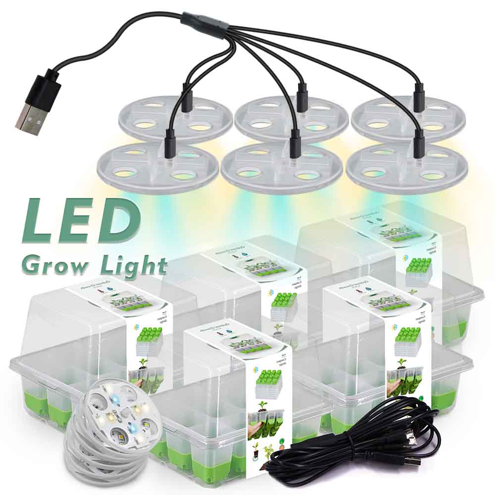 Smart Garden Storage - LED Grow Light Seedling Starter Tray