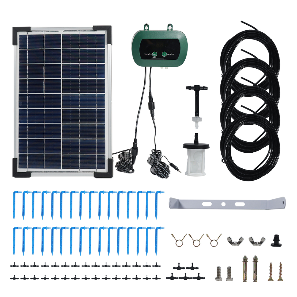 Smart Gardening - Solar Hydroponics Equipment Micro Drip Pumps
