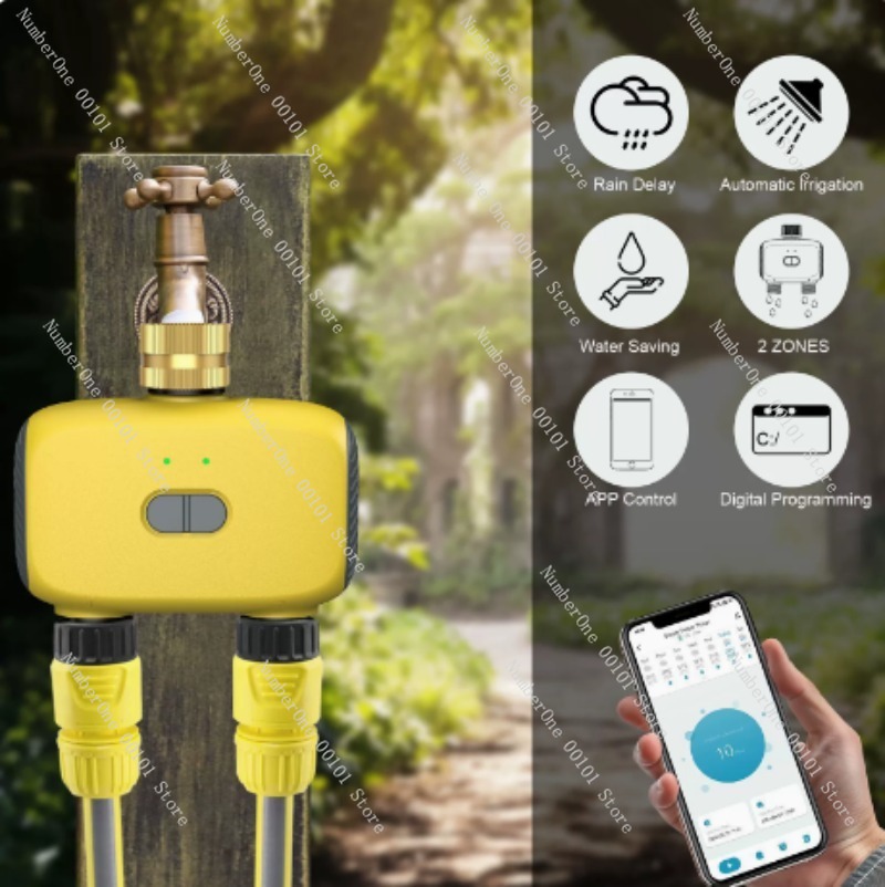 Dual Outlet Smart APP Irrigati - Smart Garden Model ulasan dan harga