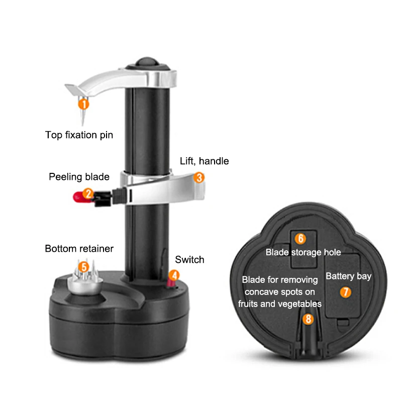 Automatic Rotating Apple Peele - Smart Garden Kitchen ulasan dan harga