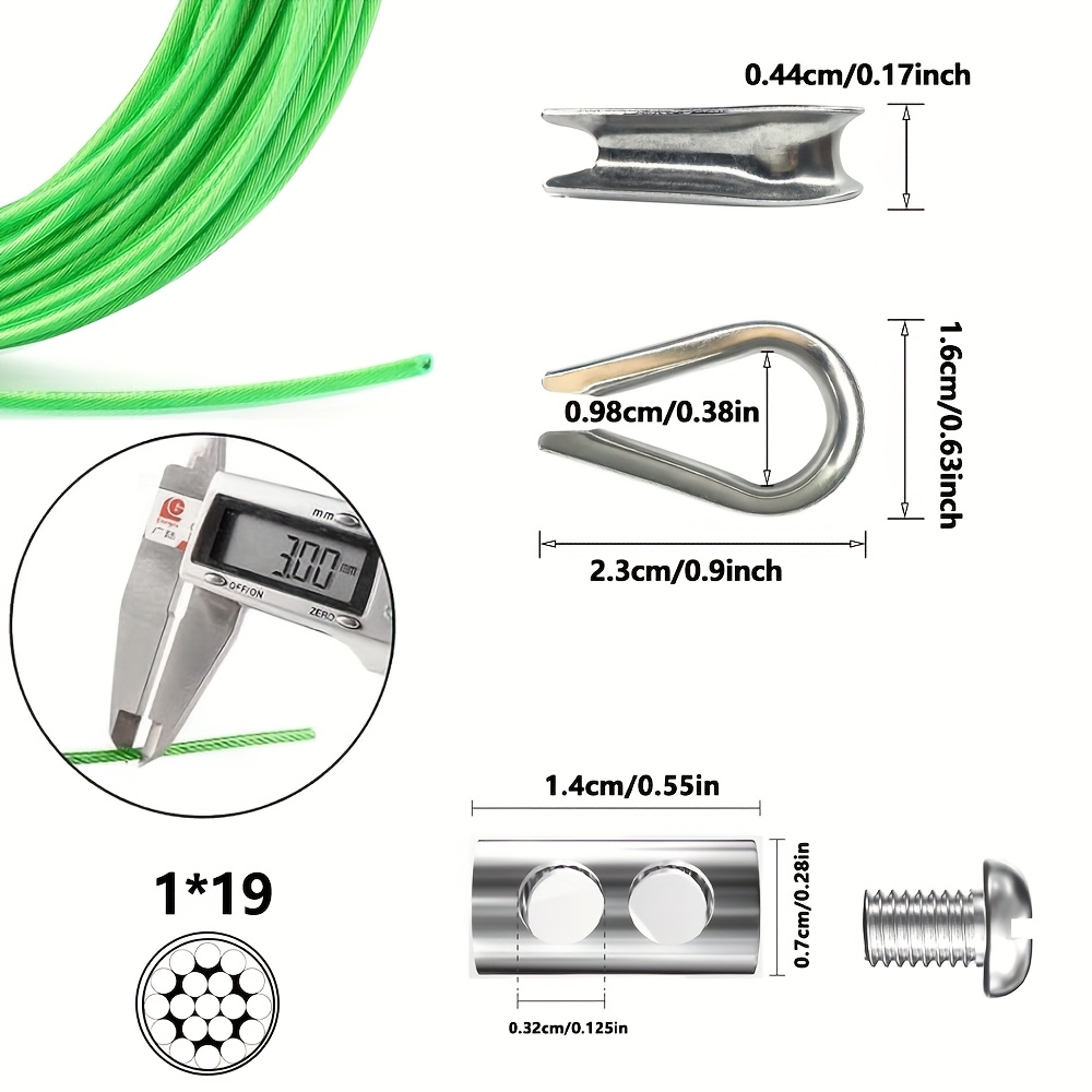 1/8 Inch (3mm Diameter) Green  - Smart Garden Fence ulasan dan harga