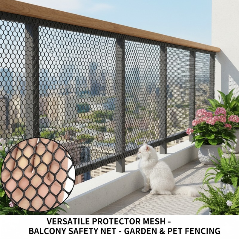 Plastic Wire Mesh 1mx1m/0.4mx3 - Smart Garden Fence ulasan dan harga
