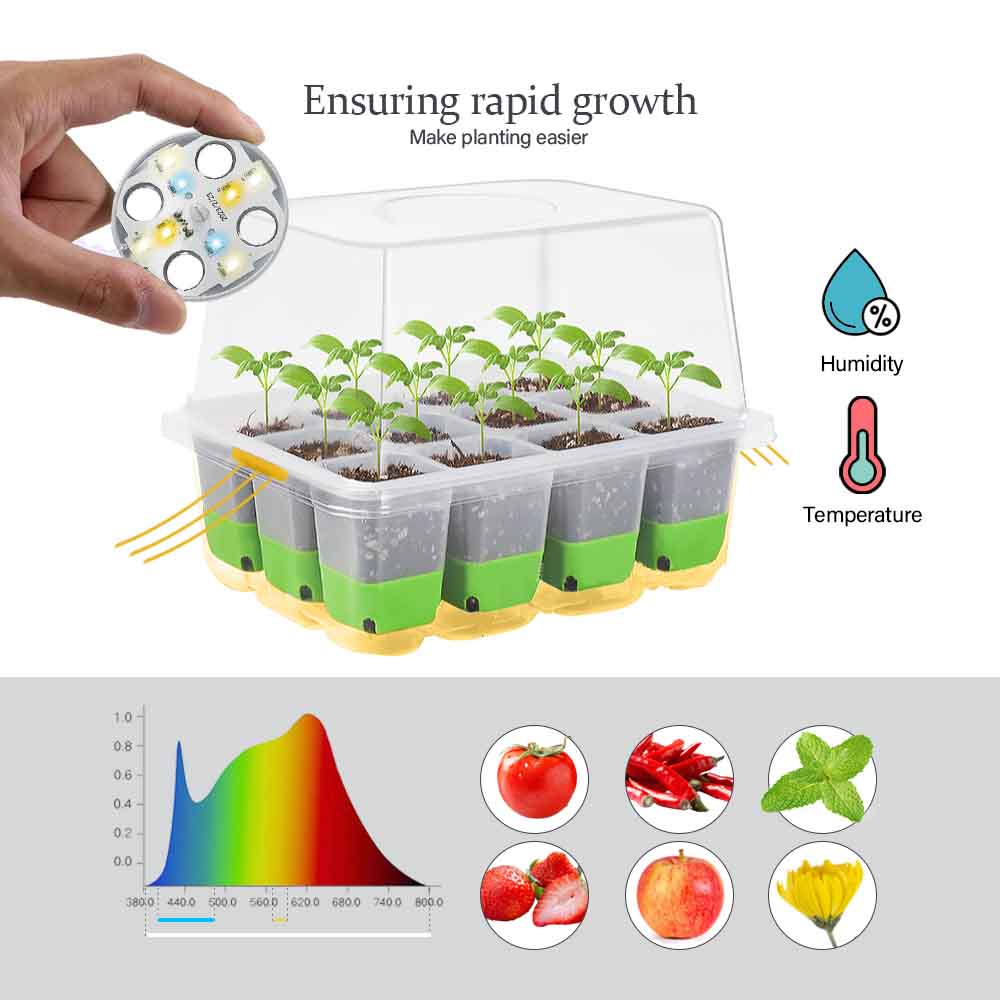 LED Grow Light Seedling Starte - Smart Garden Storage ulasan dan harga
