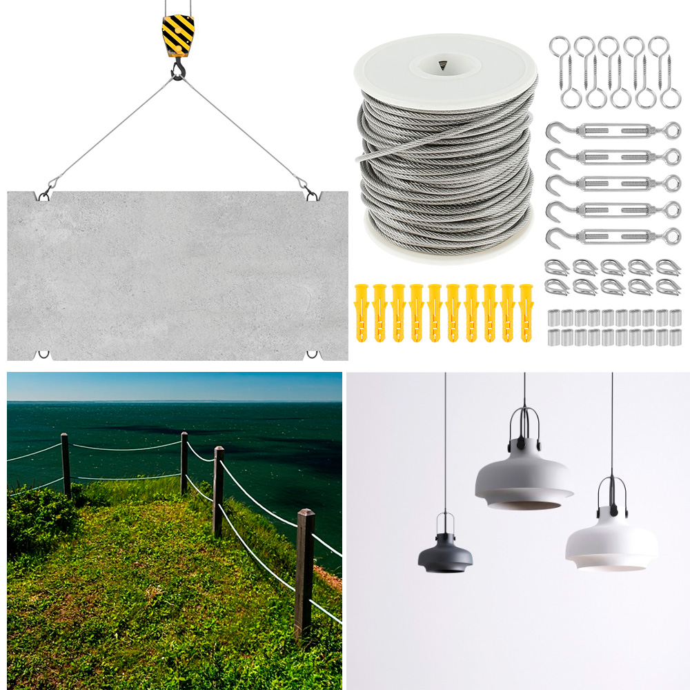 15M/30M Wire Cable Rope Stainl - Smart Garden Fence ulasan dan harga