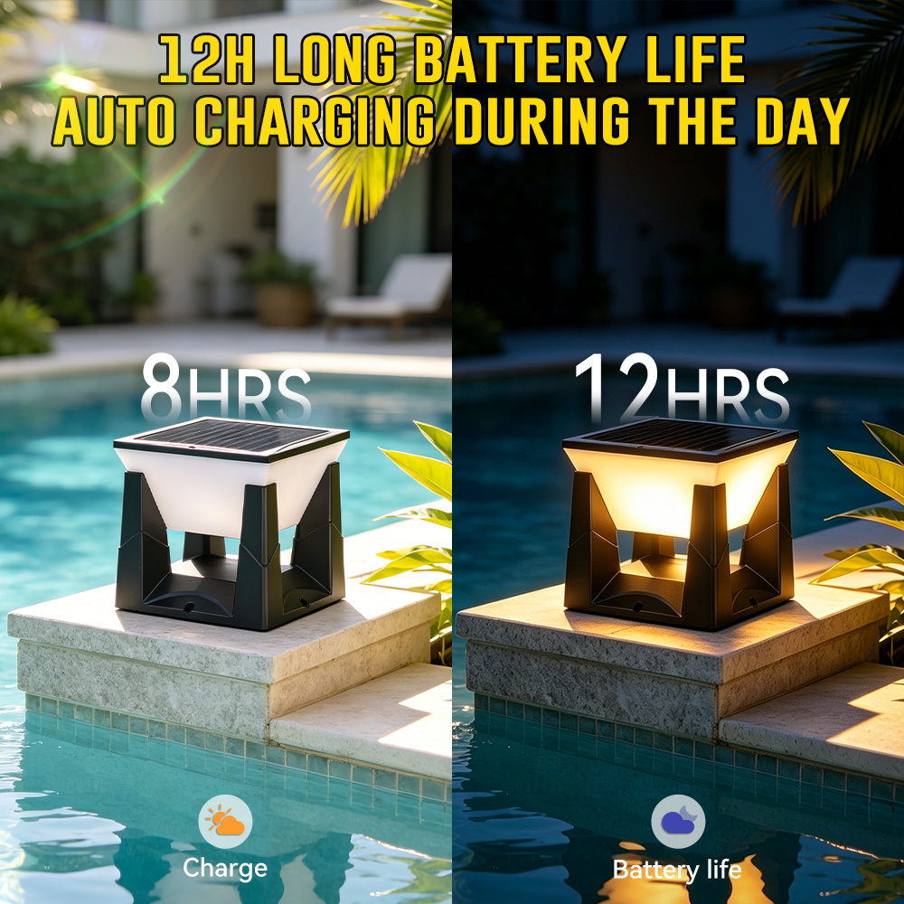 IP65 LED Solar Post Light Outd - Smart Garden Fence ulasan dan harga
