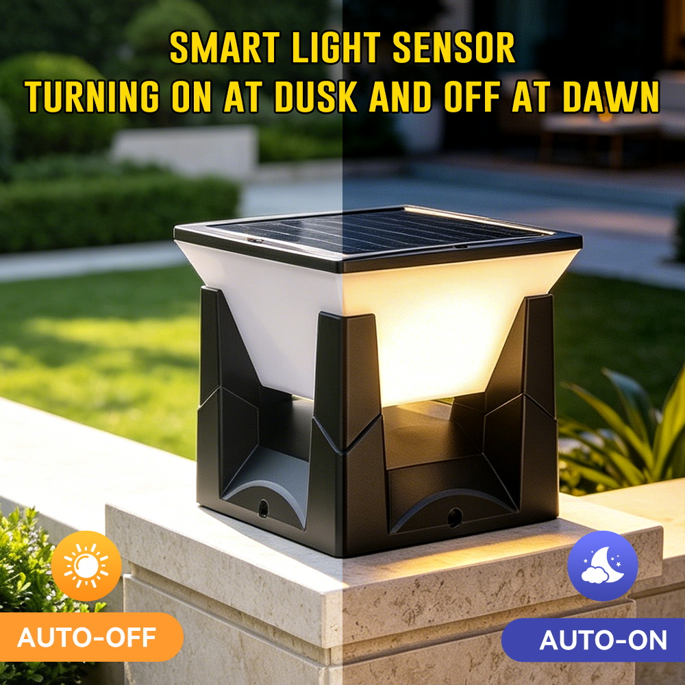 IP65 LED Solar Post Light Outd - Smart Garden Fence ulasan dan harga