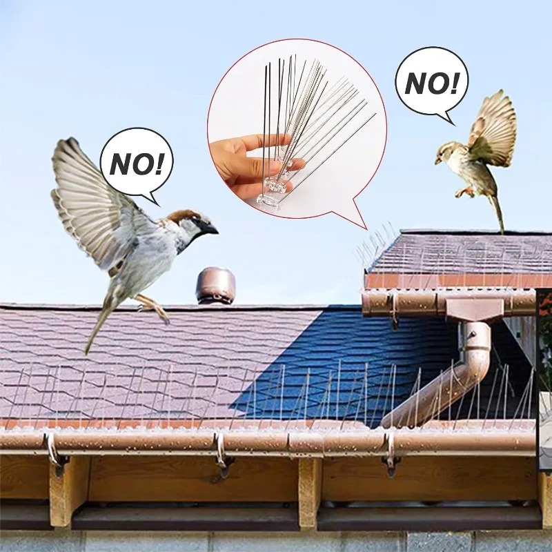 10/1x Pigeon Spikes Deterrent  - Smart Garden Fence ulasan dan harga