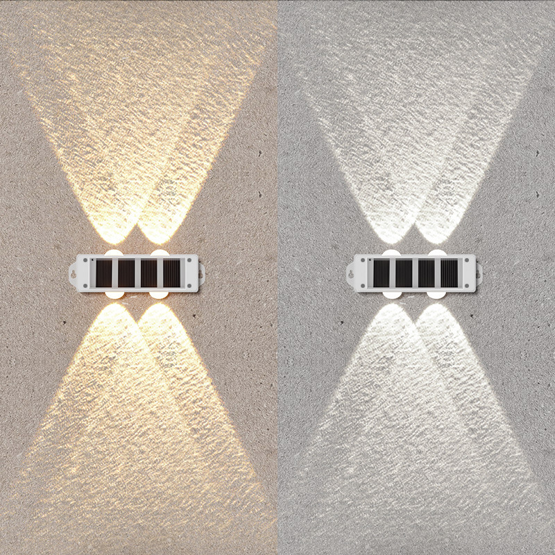 Pop 4Pcs Solar Wall Lights Wit - Smart Garden Fence ulasan dan harga